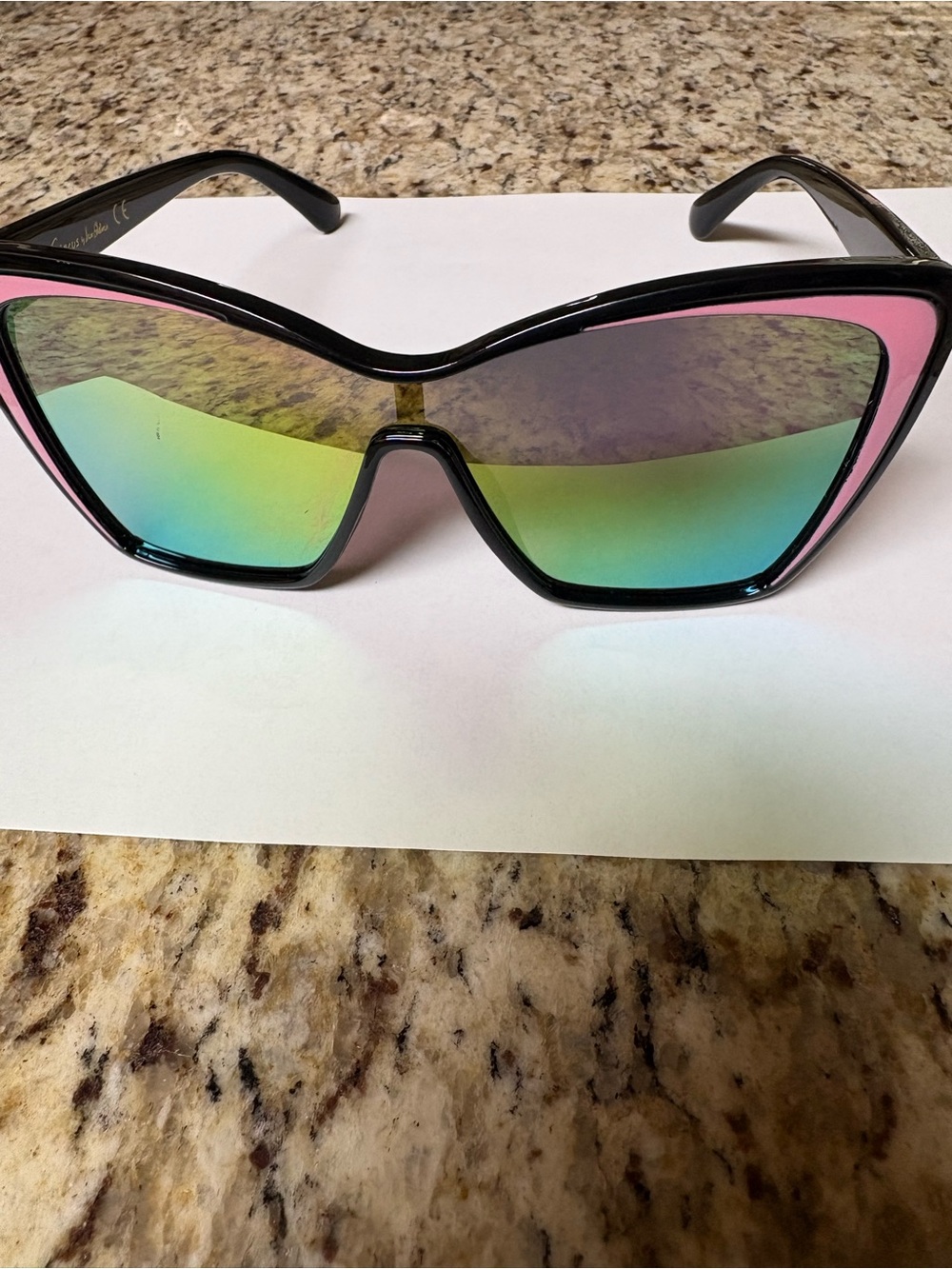 Circus NY by Sam Edelman Women’s Black Cat eye glasses with Pink Accents